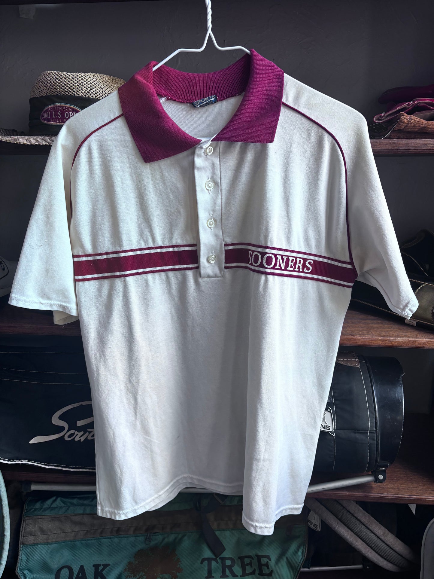 Vintage Oklahoma Sooners golf polo Small
