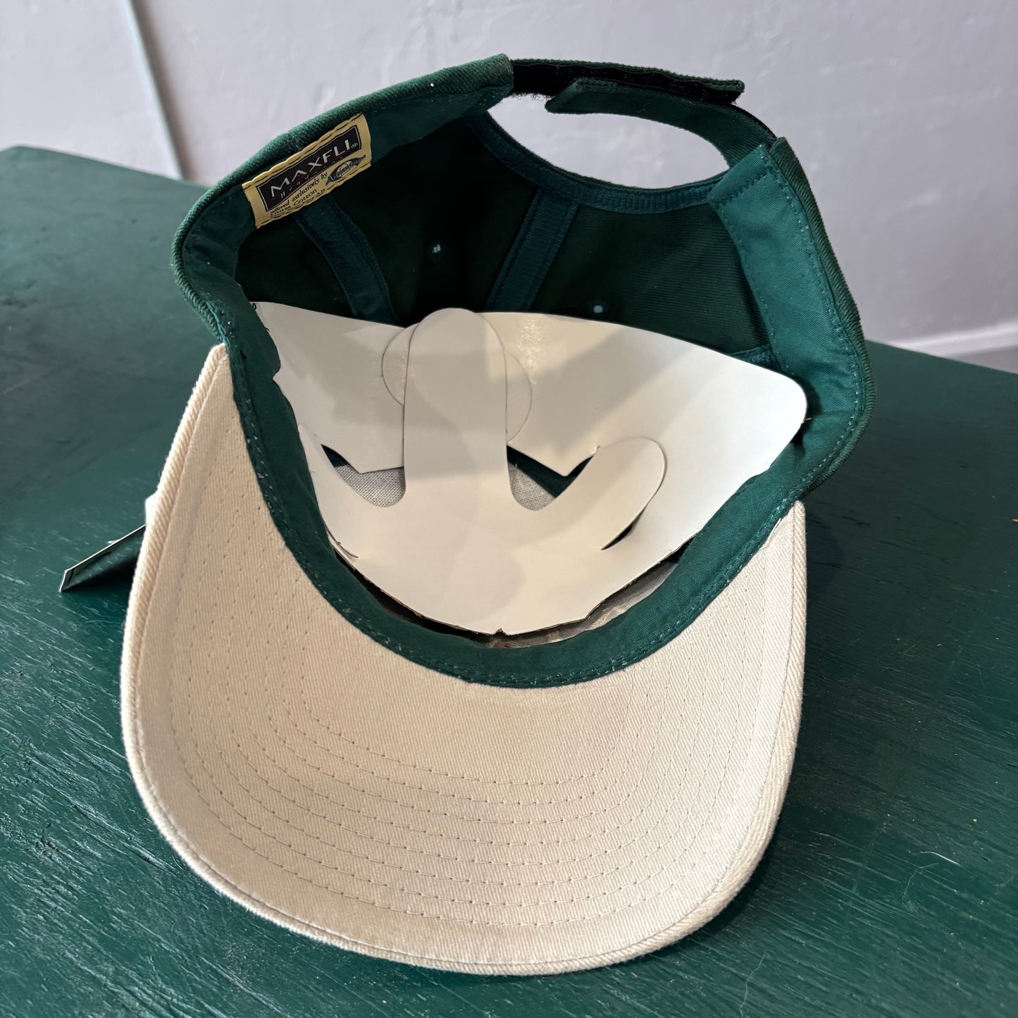 Vintage Mint Maxfli Velcro Strapback Golf Hat