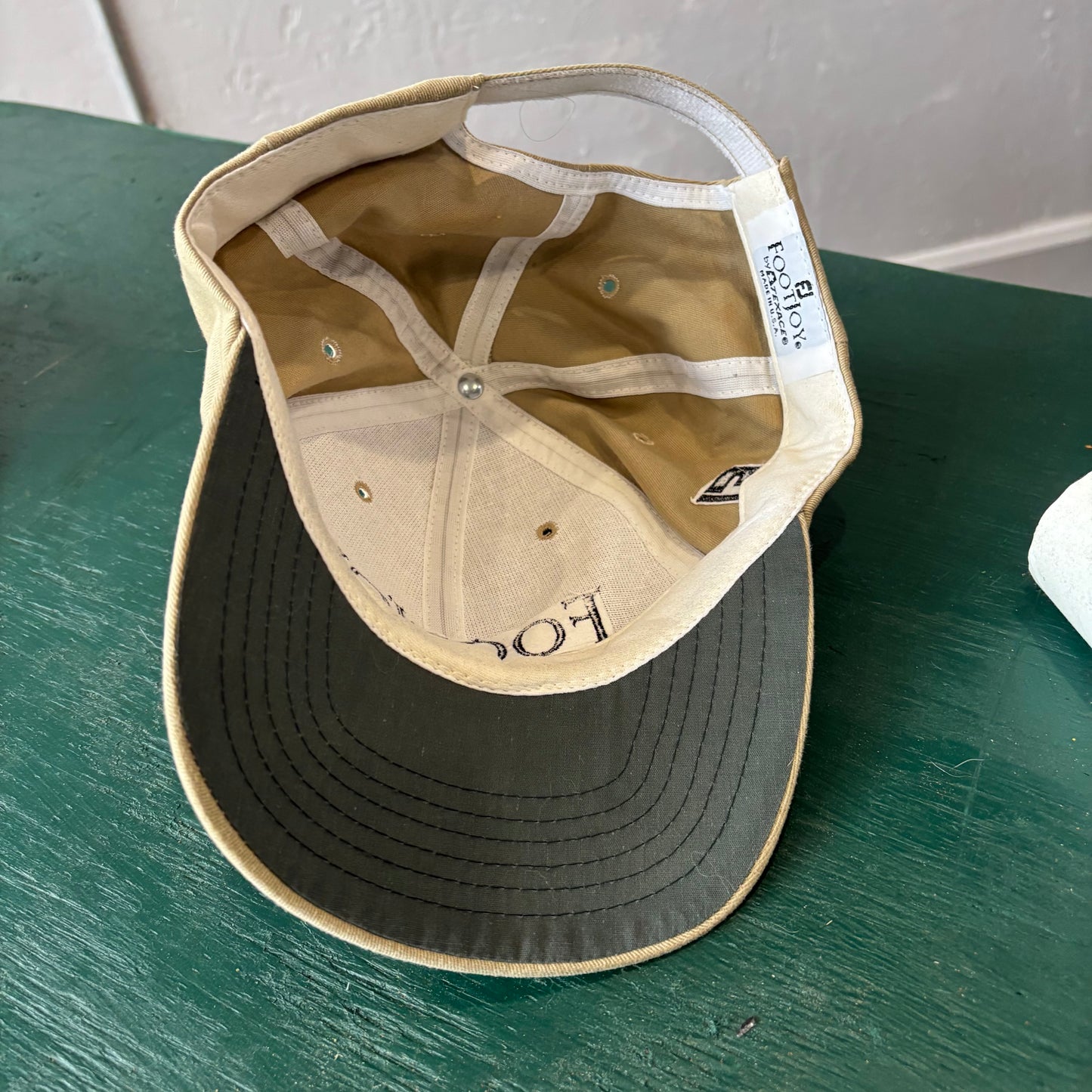 Vintage Footjoy Velcro Strapback Golf Hat