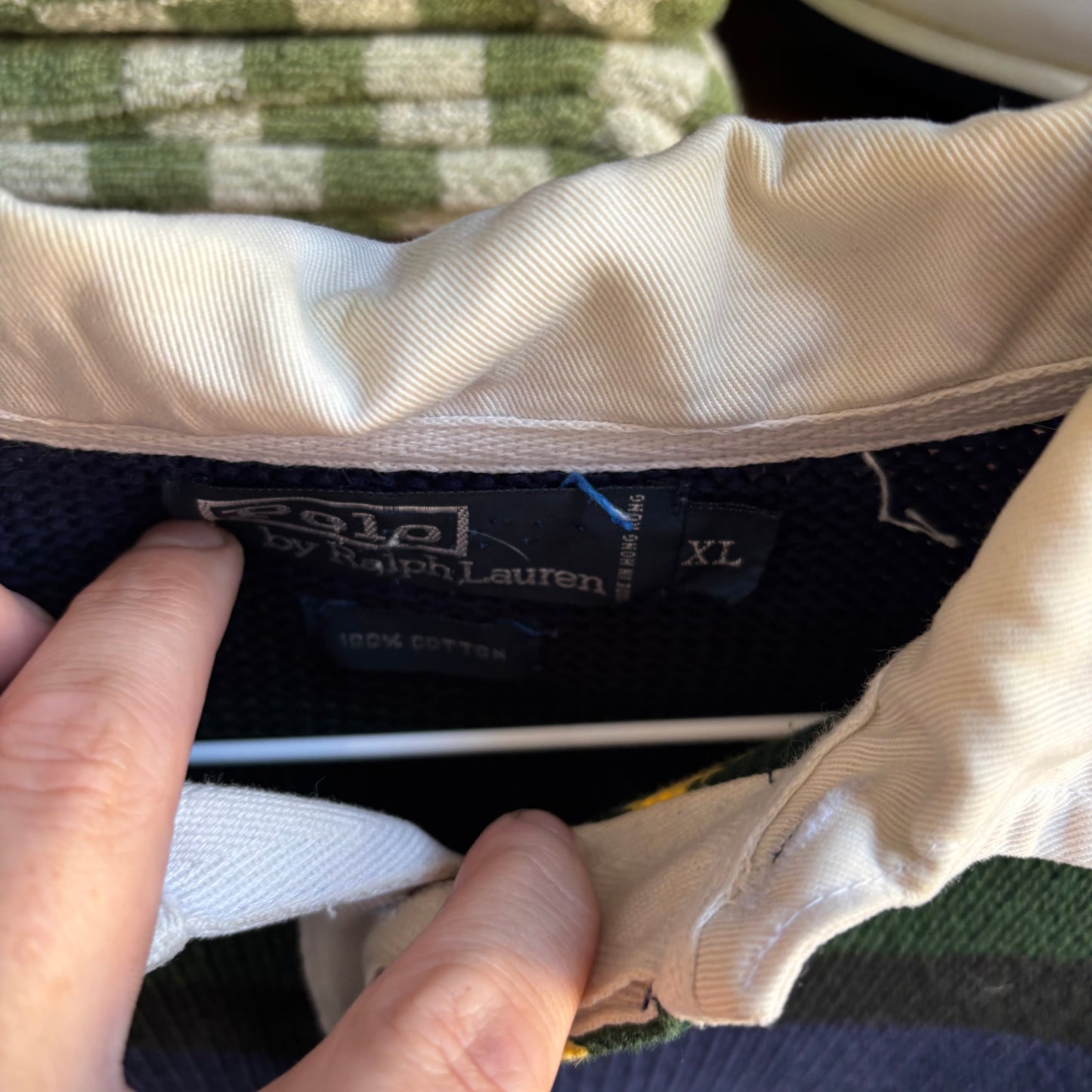 Vintage Polo knit long sleeve pullover