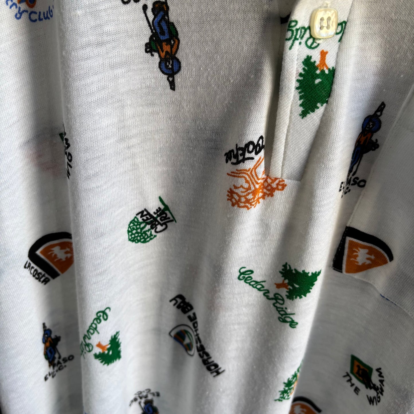 Vintage golf course shirt Oak Tree Cedar Ridge