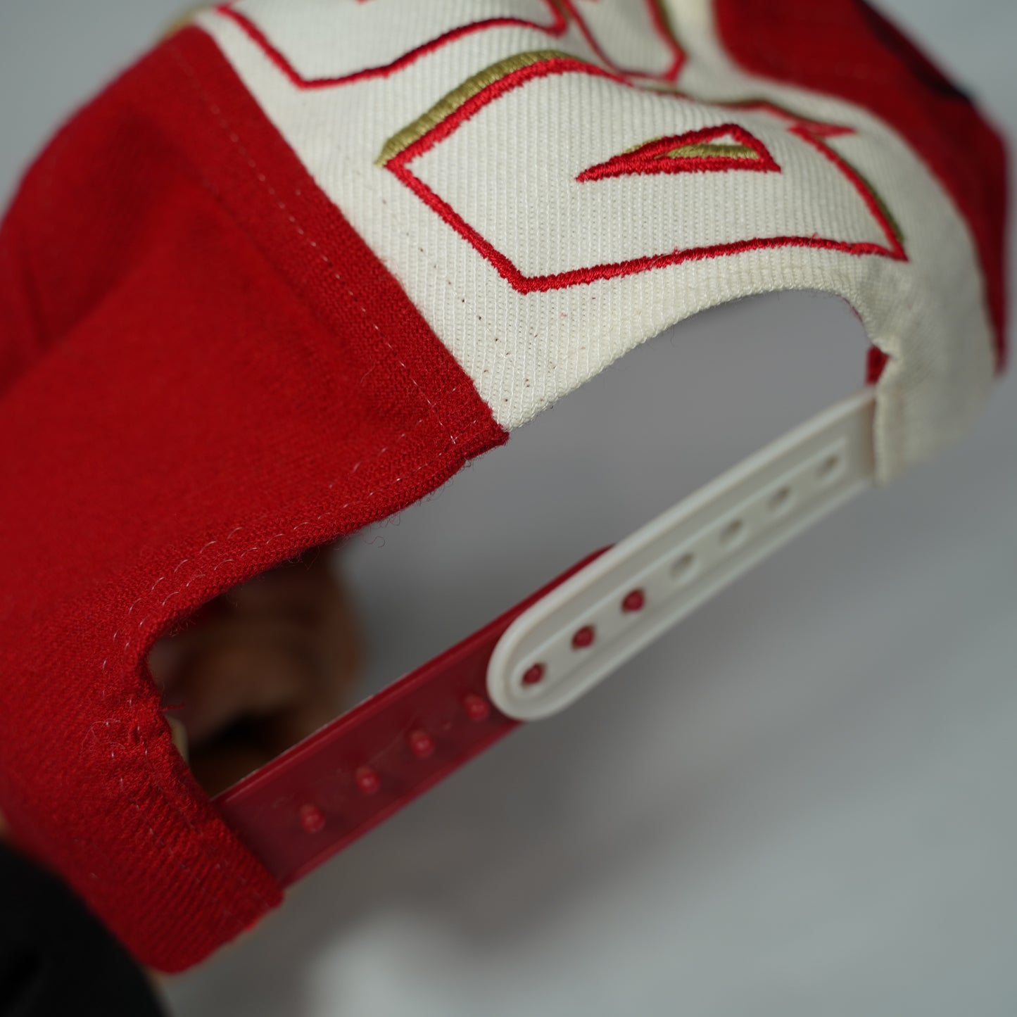 Vintage San Francisco 49ers two-tone snapback hat