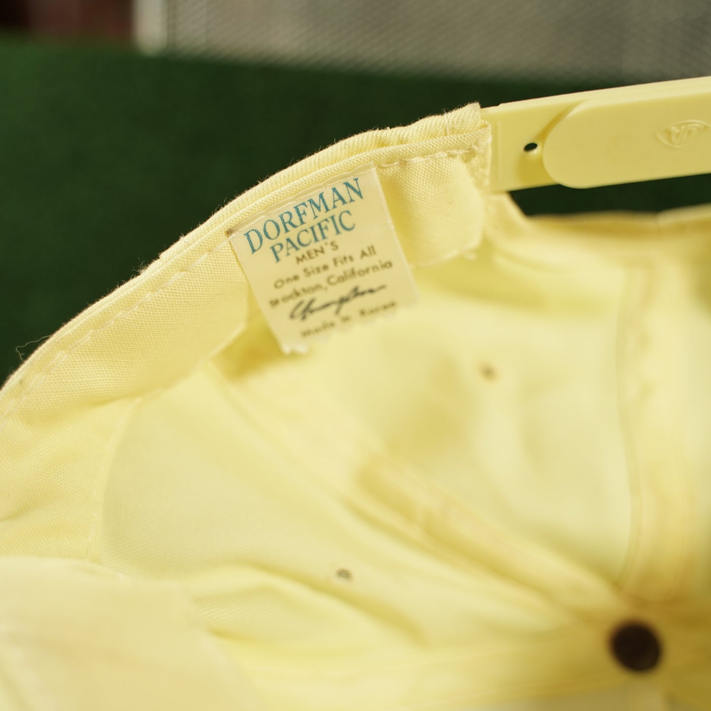 Vintage Birdie Club Yellow Snapback Hat