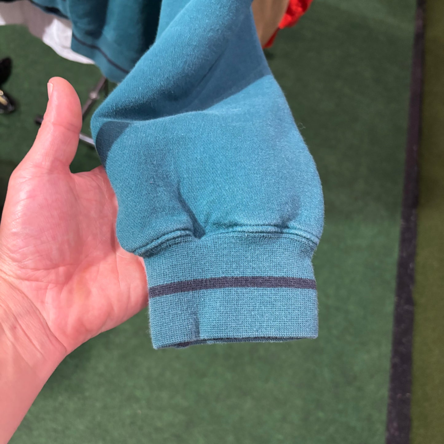 Vintage rare Callaway green sweatshirt golf crewneck large