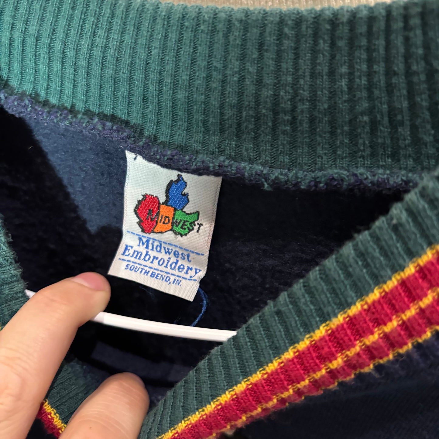 Vintage Tee to Green golf sweater crewneck sweatshirt large