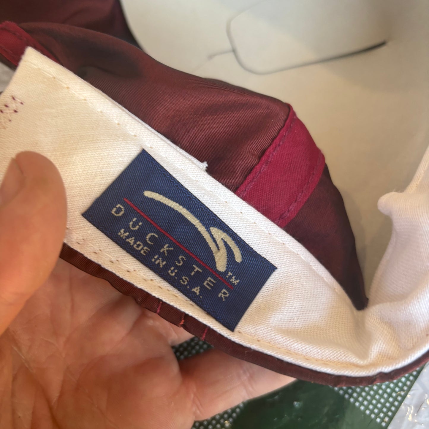 Vintage Lakelands Golf & CC leather strap back Huckster