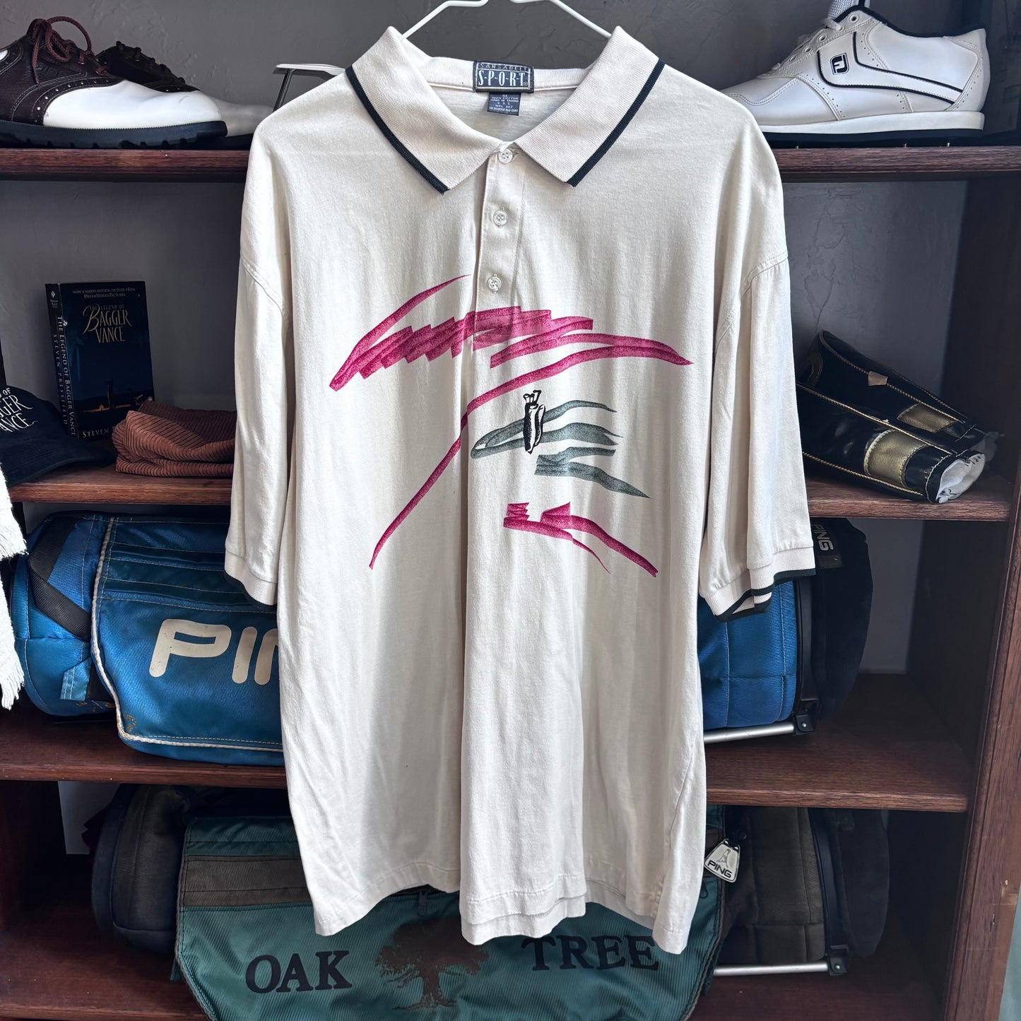 Vintage golf sport polo XL