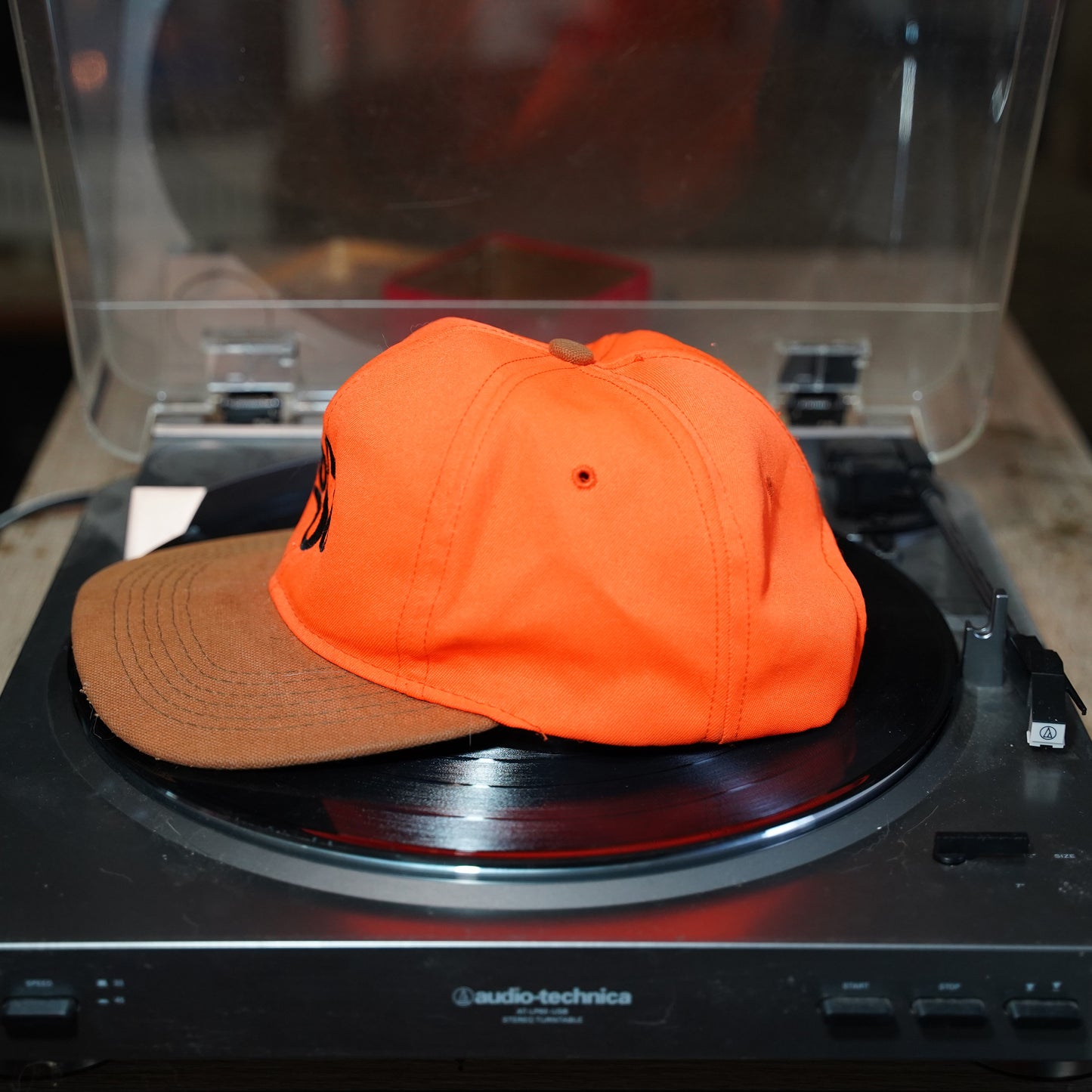 Rare Vintage Orange Oklahoma State University Hat Snapback. OSU
