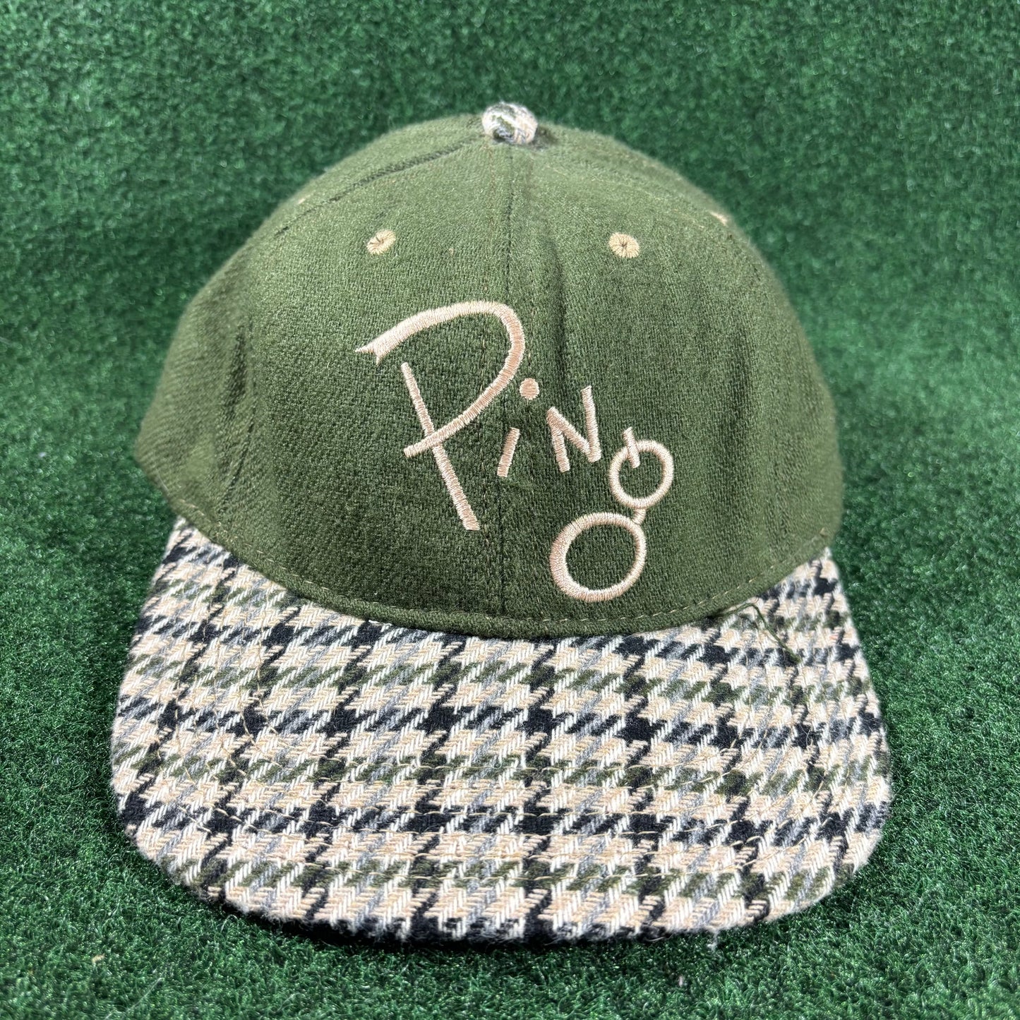 Vintage Ping Wool Rare Leather Strapback