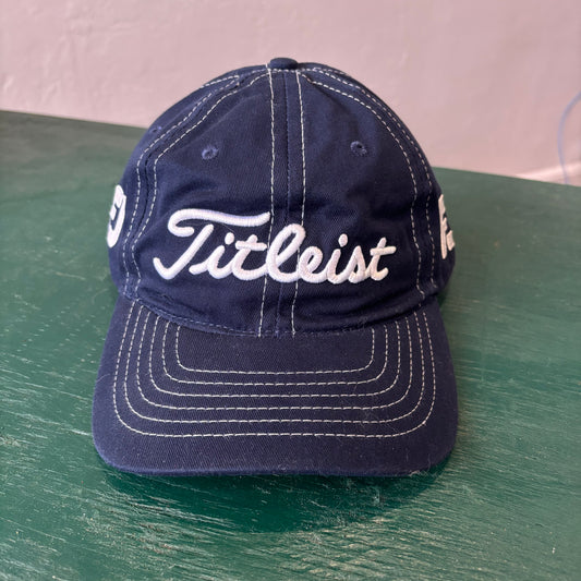 Vintage Titleist Footjoy FJ Strapback Hat #1 Ball in Golf