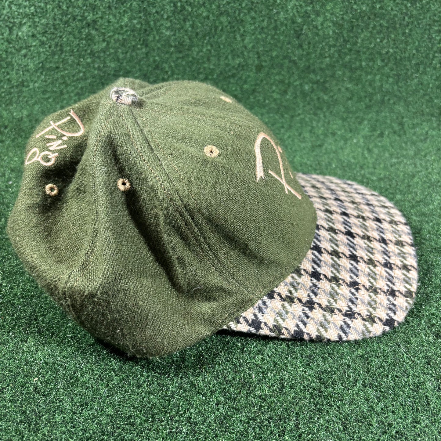 Vintage Ping Wool Rare Leather Strapback