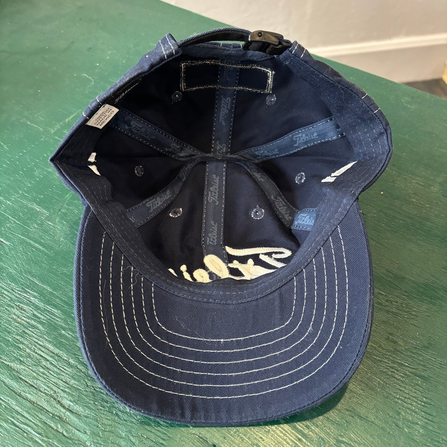 Vintage Titleist Footjoy FJ Strapback Hat #1 Ball in Golf