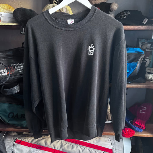 Repurposed Emblem sweatshirt Black