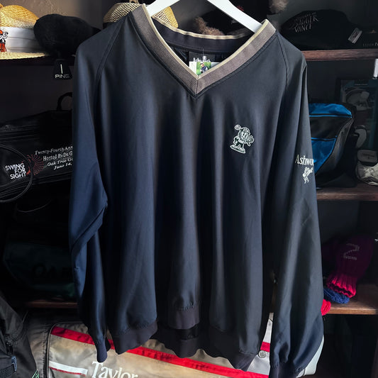 Repurposed Emblem Pullover Ashworth embroidered