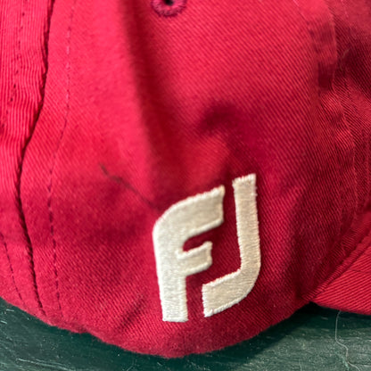 Vintage Mint Red Titleist Footjoy Strapback Hat