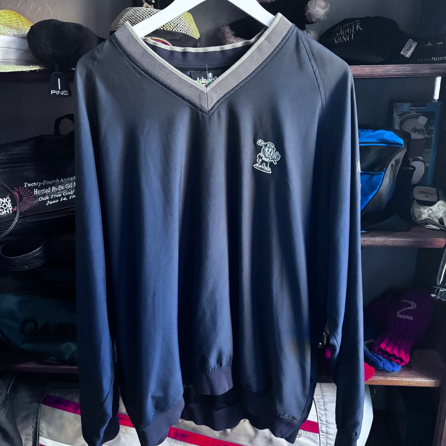 Repurposed Ashworth Pullover Embroidered