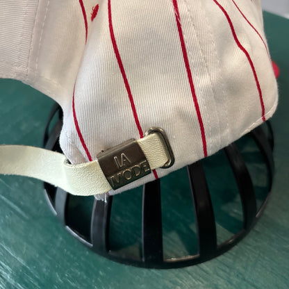 Vintage State of Oklahoma Golf Pinstripe Snpack Back Hat