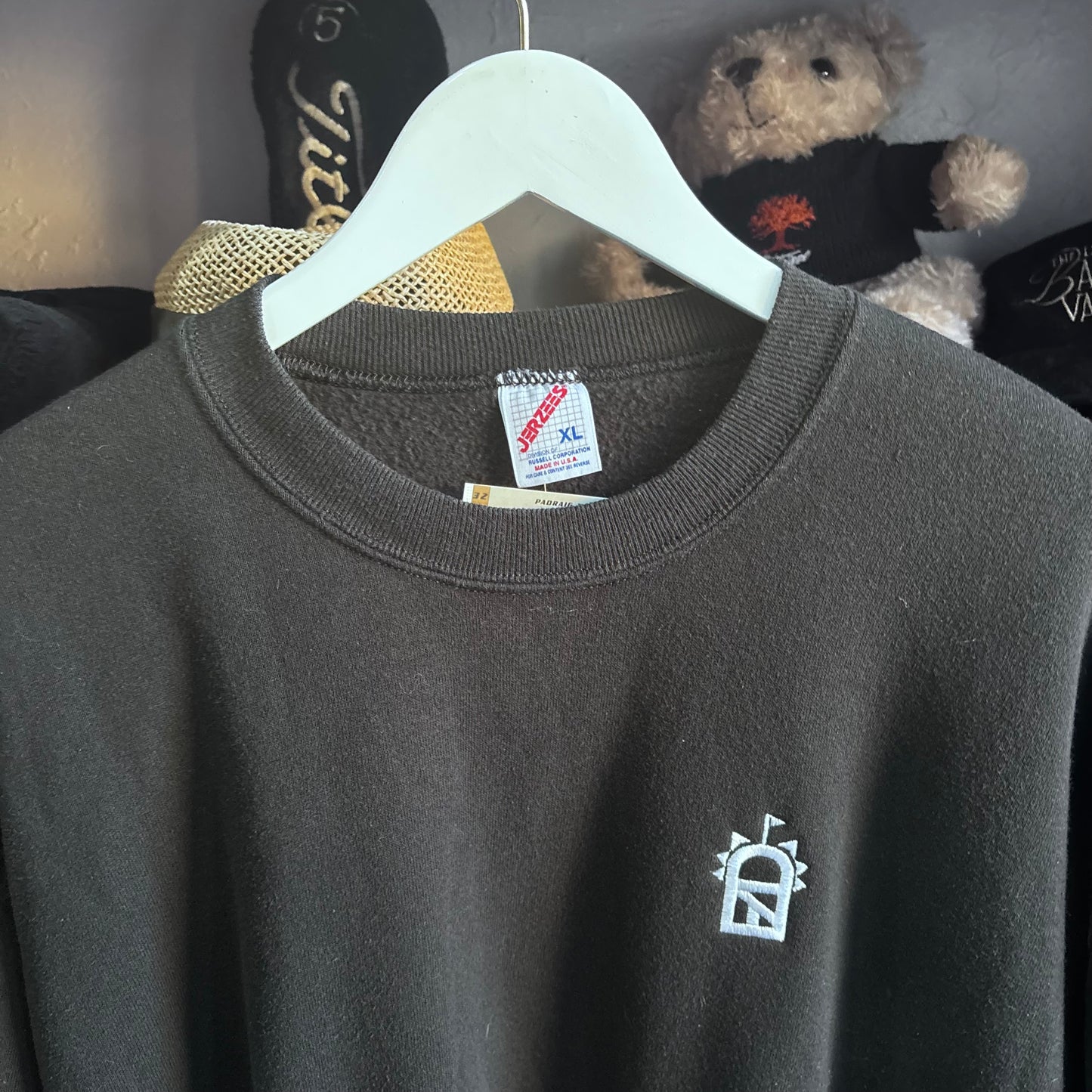 Repurposed Emblem sweatshirt Black