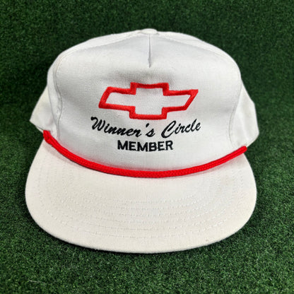 Vintage Chevy Winner’s Circle Member Snapback Rope Hat