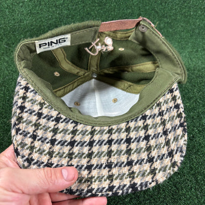 Vintage Ping Wool Rare Leather Strapback