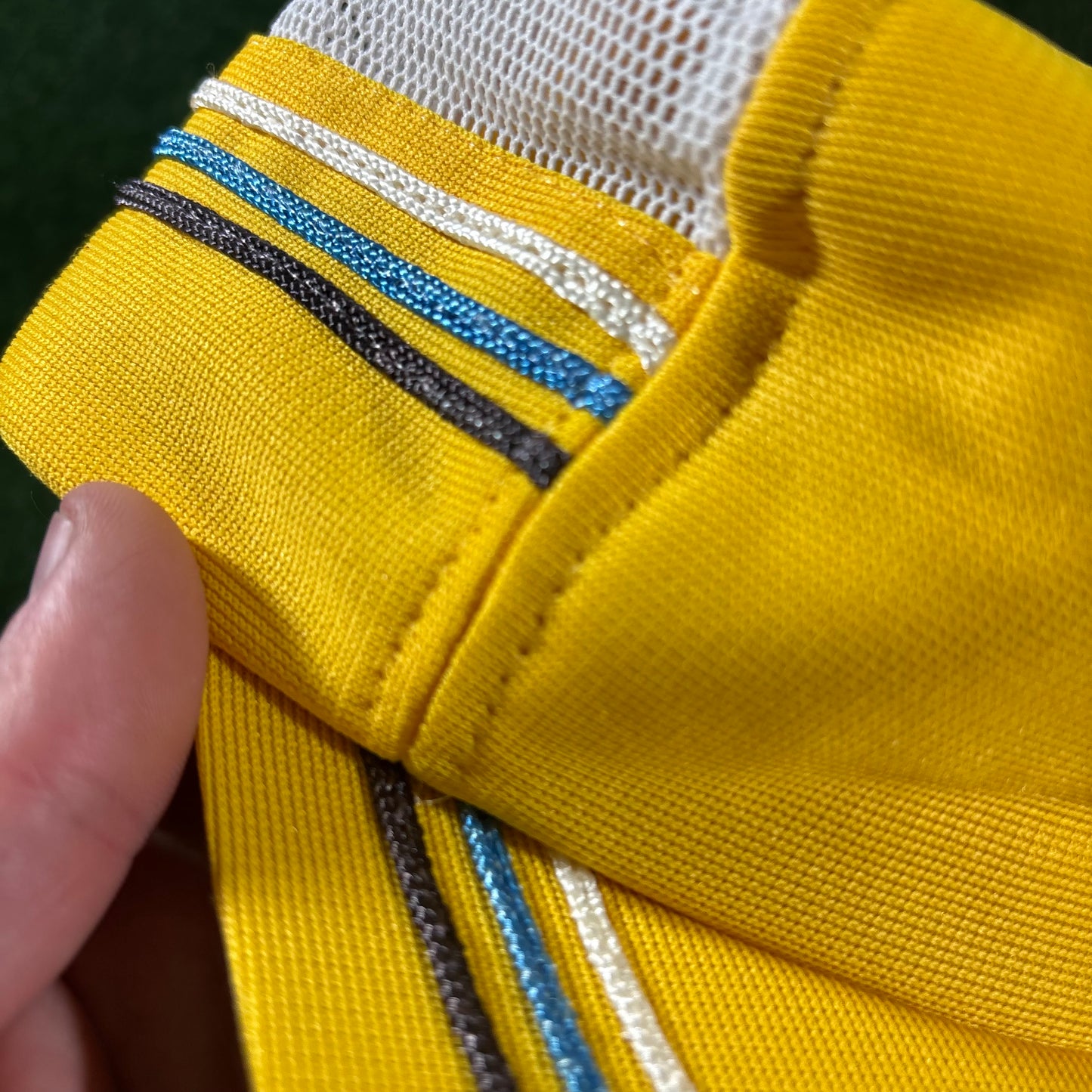 Vintage Golf Embroidered Trucker Hat Yellow