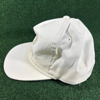 Vintage Cadillac Rope Gold Letter Snapback Hat