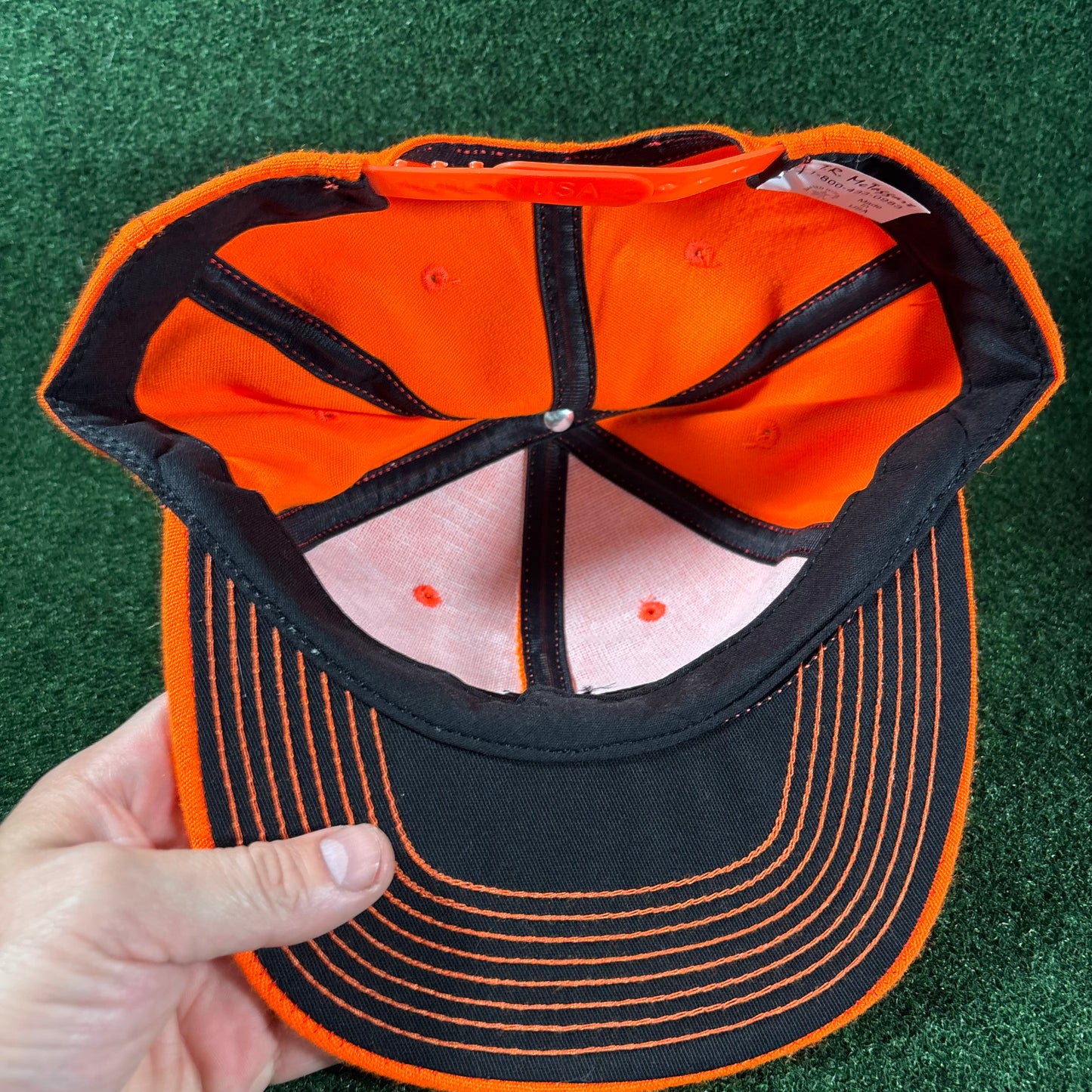 Vintage Chevrolet Chevy Orange Snapback Hat