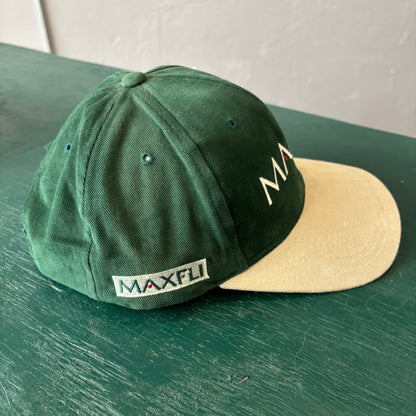 Vintage Mint Maxfli Velcro Strapback Golf Hat