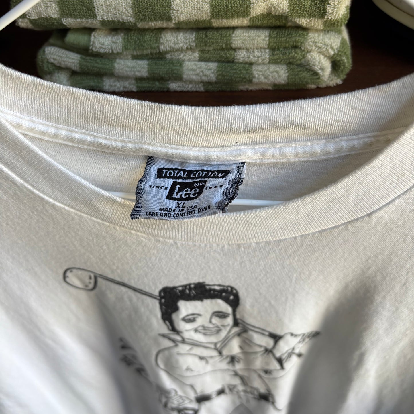Vintage Elvis Presley golf t shirt tee XL