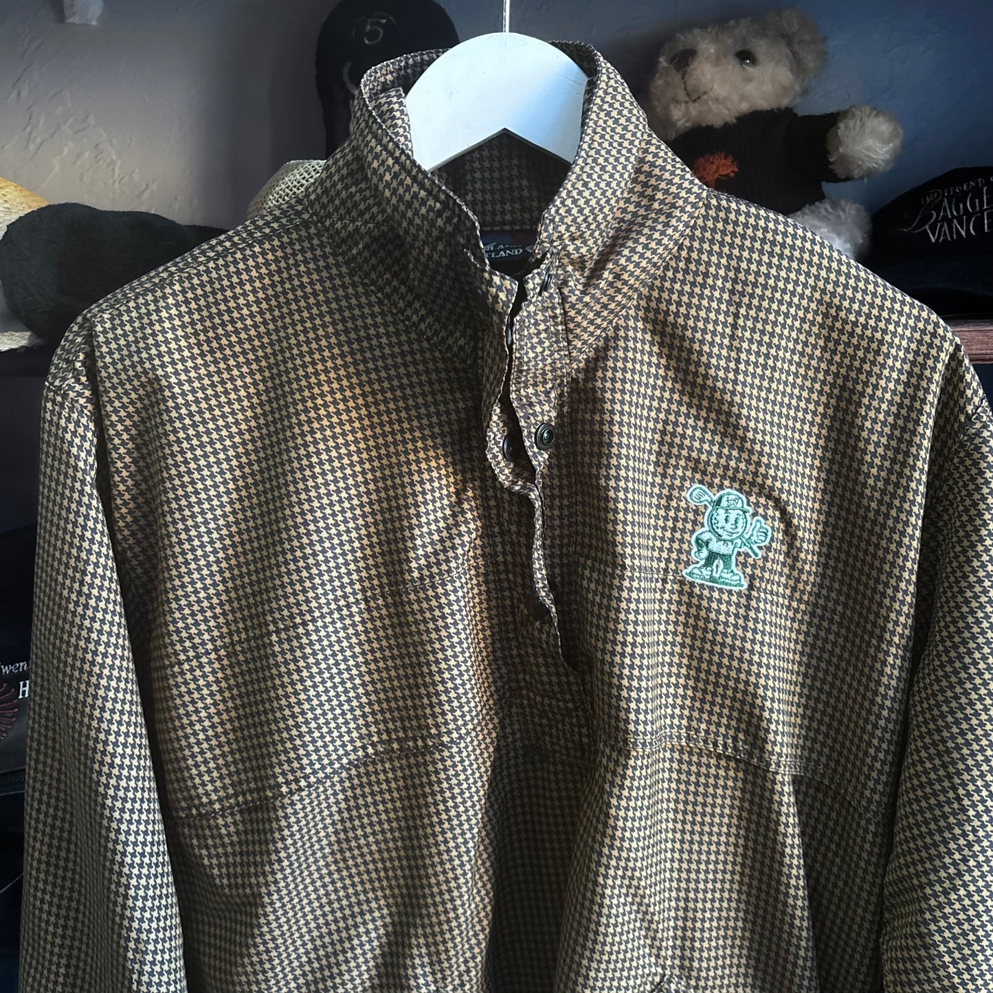 Repurposed DryJoy Easy Ed embroidery