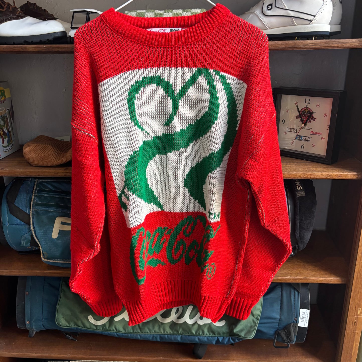 Vintage Coca Cola golf sweater