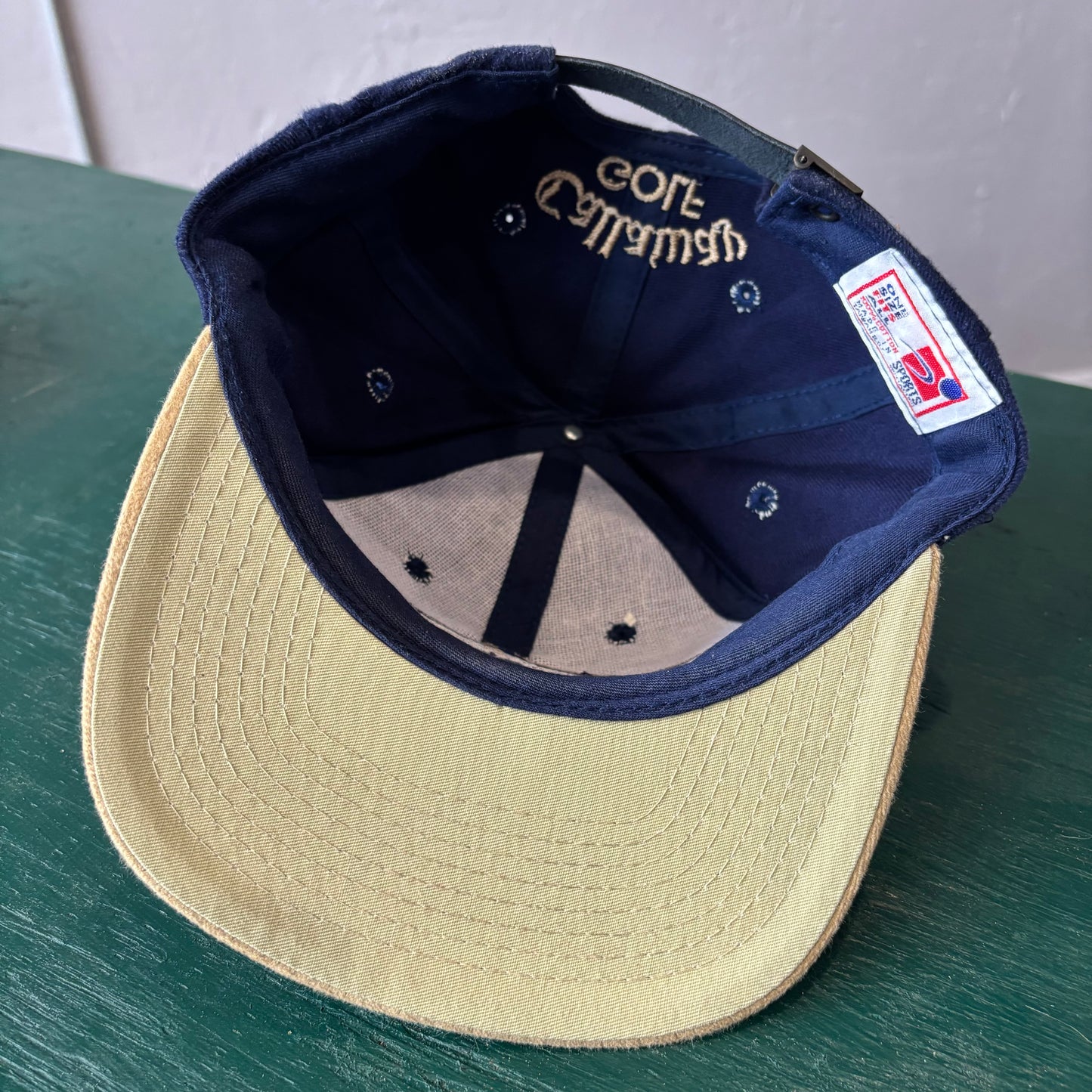 Vintage Callaway Big Bertha Golf Clubs Leather Strapback Hat