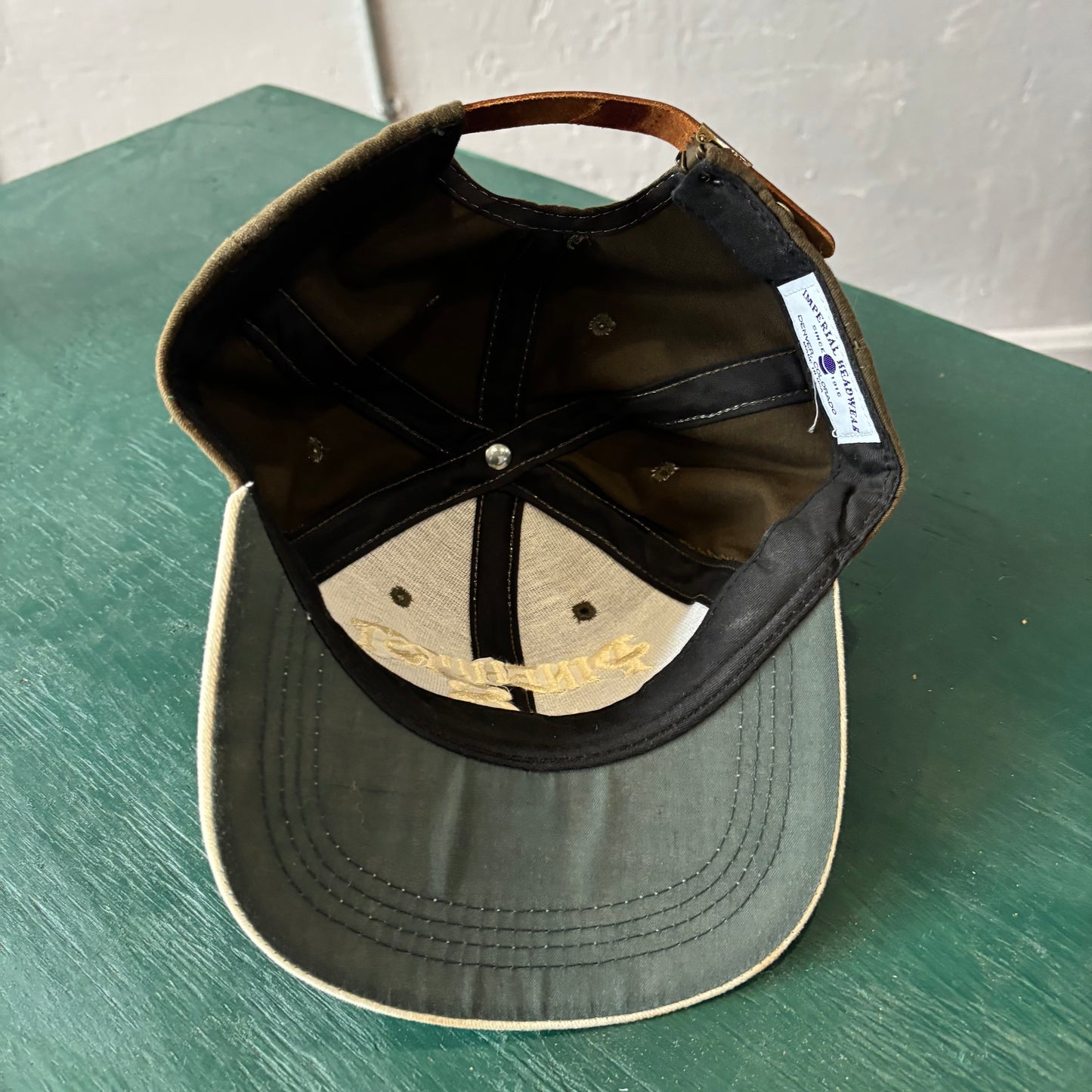 Vintage Pinehurst No. 8 Imperial Leather Strapback