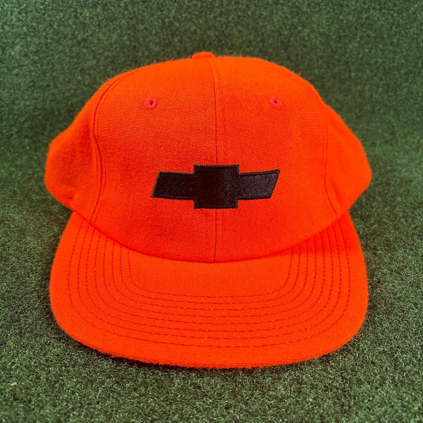 Vintage Chevrolet Chevy Orange Snapback Hat