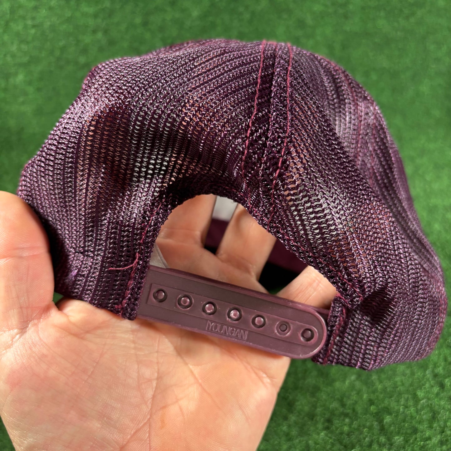 Vintage Dodge Trucker SnapBack Hat Maroon