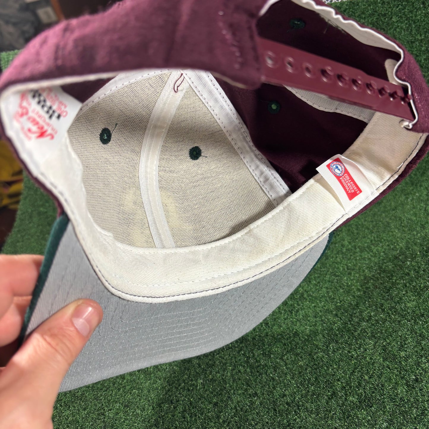 Vintage Stanford Cardinals SnapBack Hat Green & Maroon