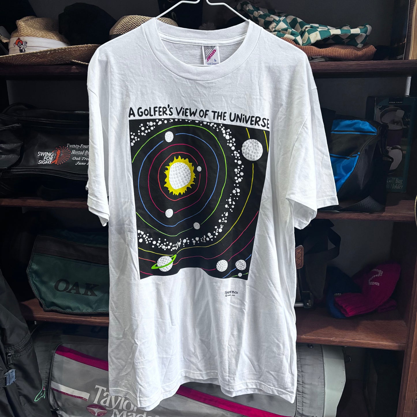 Vintage Golf in the universe t shirt large