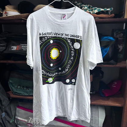 Vintage Golf in the universe t shirt large
