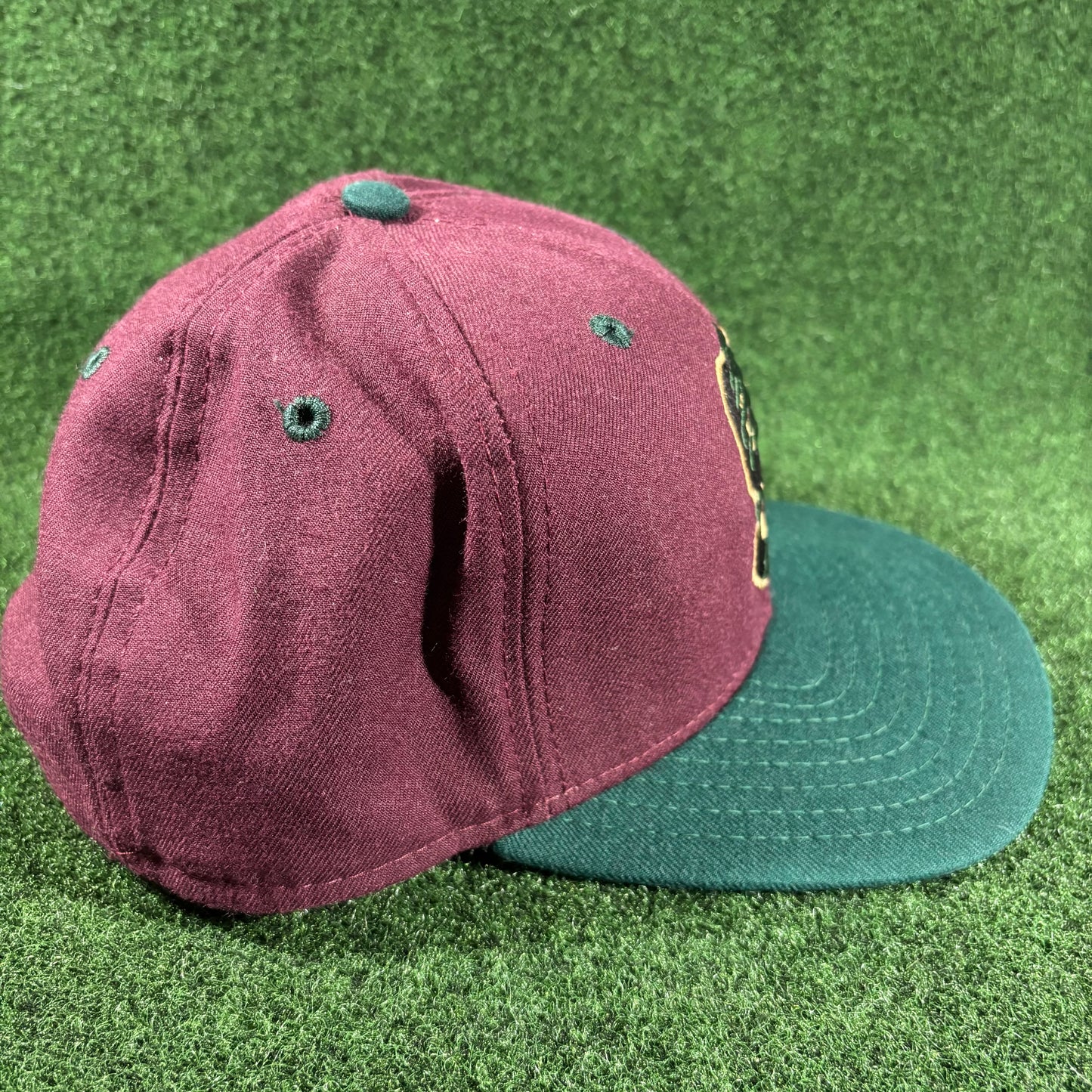Vintage Stanford Cardinals SnapBack Hat Green & Maroon
