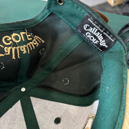 Vintage Callaway Big Bertha Golf Clubs Leather Strapback Hat