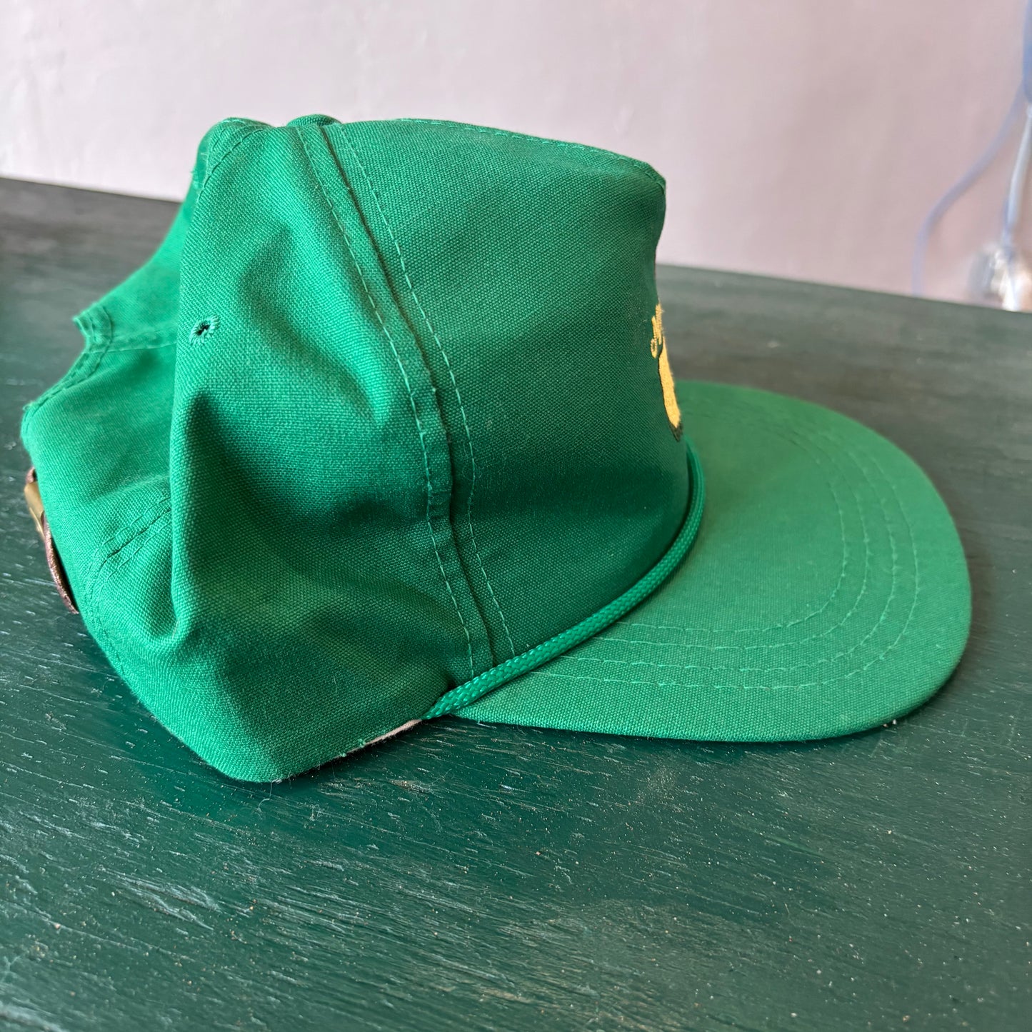 Vintage 1980’s Master Leather Strapback Rope Hat