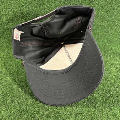 Vintage 1991 Chicago Blackhawks All Star Game Snapback Rope Hat