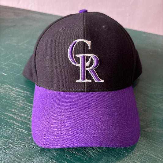 Vintage Colorado Rockies Velcro Strapback Hat