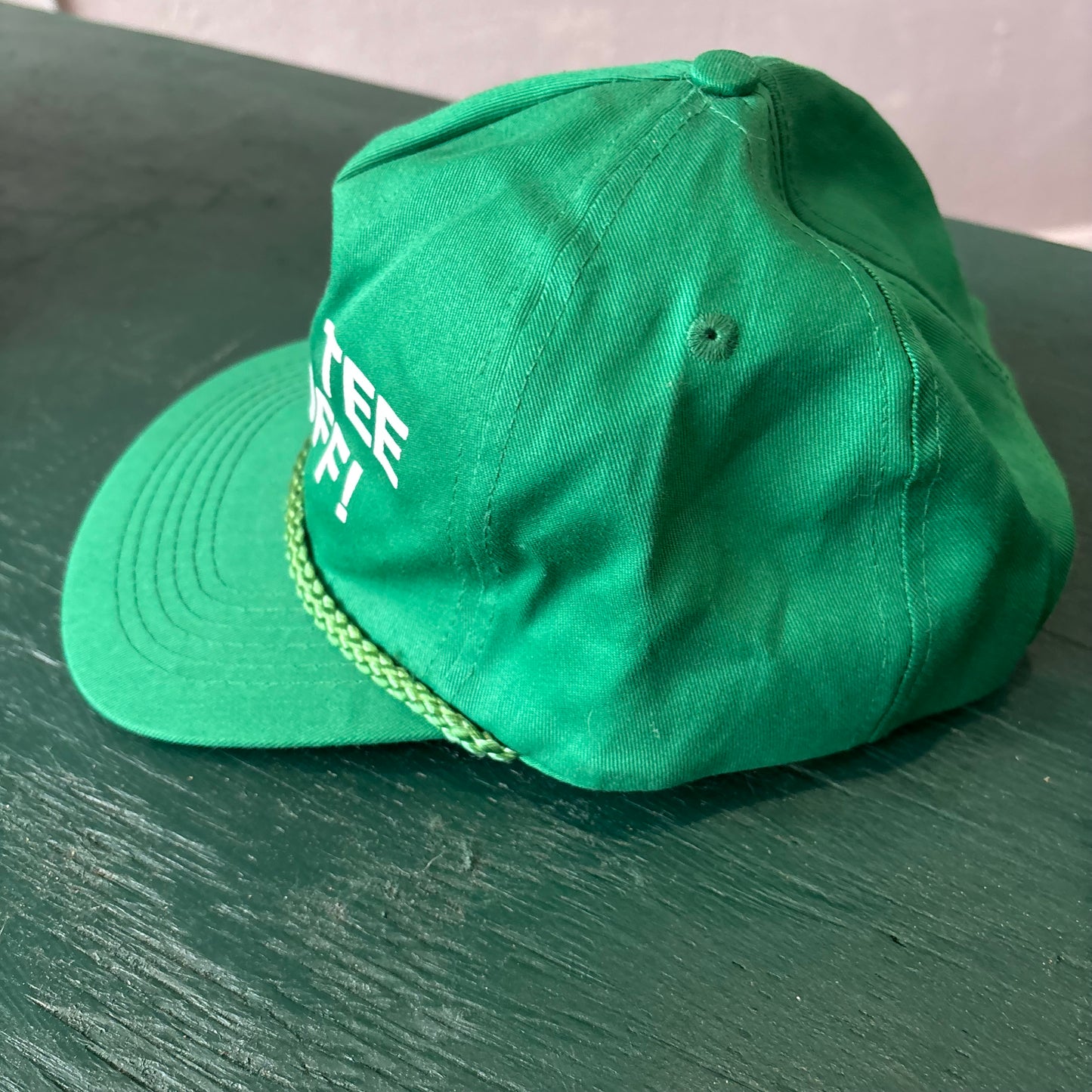 Vintage Don’t Tee Me Off! Snapback Hat with Tee Holder