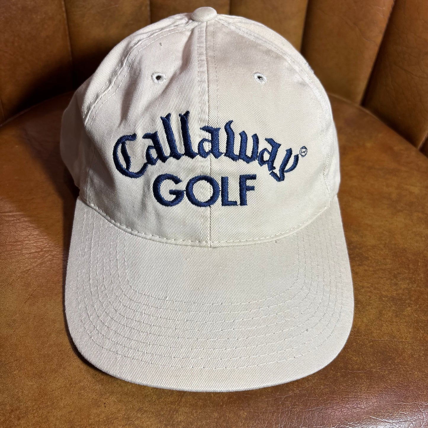 Vintage cream Callaway Big Bertha strapback hat
