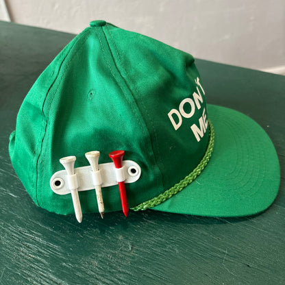 Vintage Don’t Tee Me Off! Snapback Hat with Tee Holder
