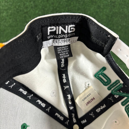 Vintage Ping 3 Tone Snapchack Green and Yellow