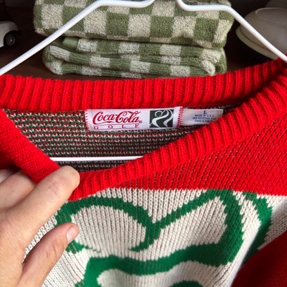 Vintage Coca Cola golf sweater