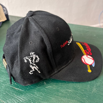 Vintage Tulsa Baseball Strapback Hat. Tulsa Auto Collective