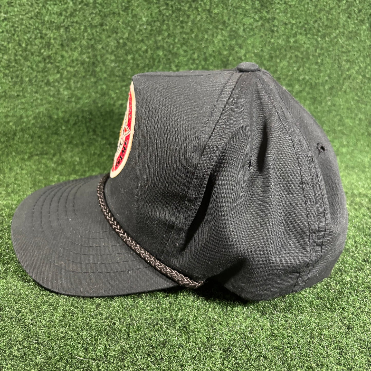 Vintage 1991 Chicago Blackhawks All Star Game Snapback Rope Hat